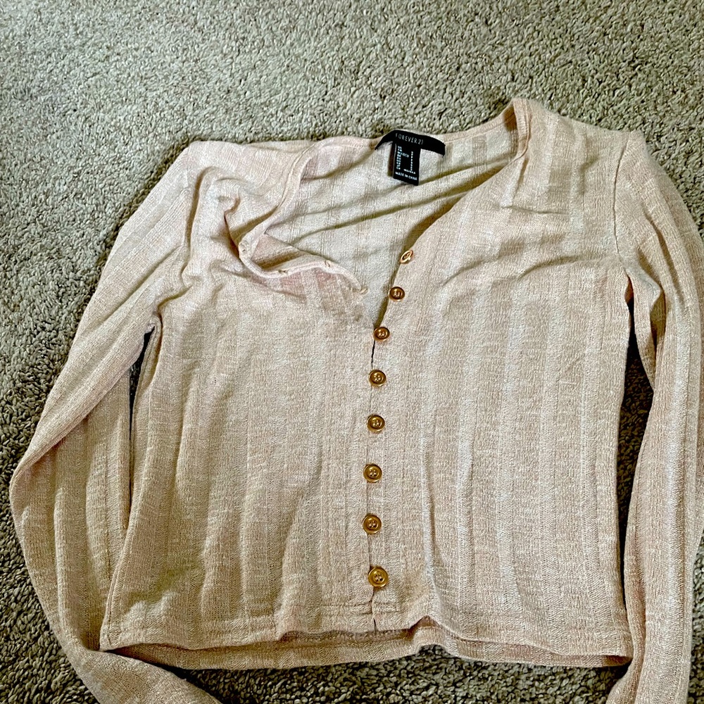 Cute lightweight crop sweater